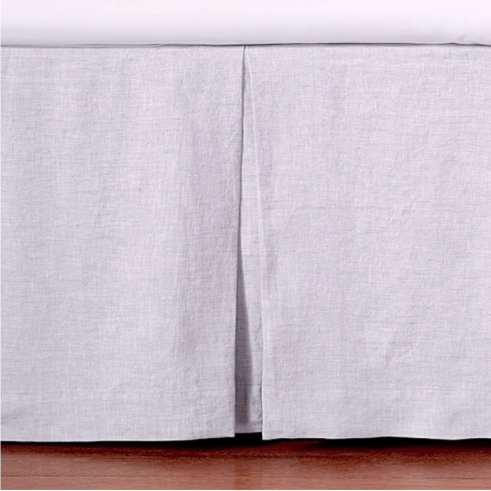 Pottery Barn Linen Crib Skirt
